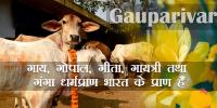 गाय, गोपाल, गीता, गायत्री तथा गंगा धर्मप्राण भारत के प्राण हैं